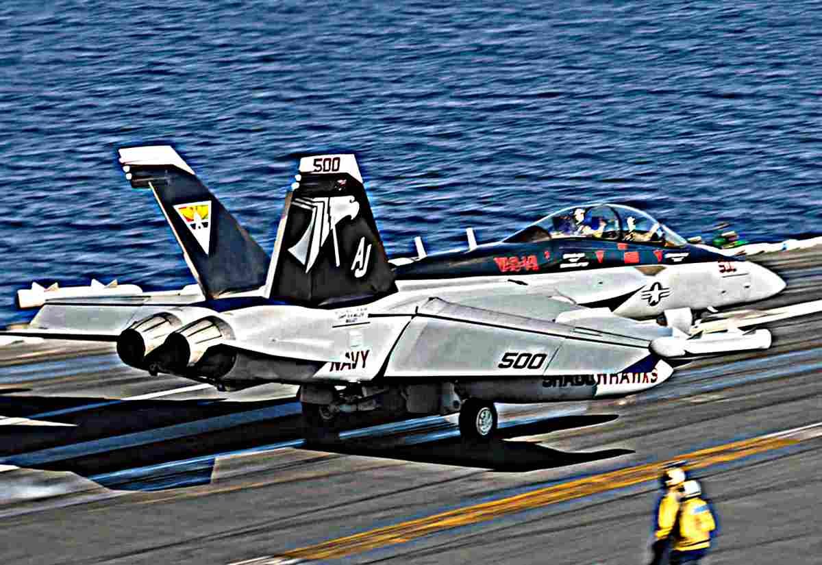 Boeing Ea18g Growler 4 (2) Military A4 Photo Print