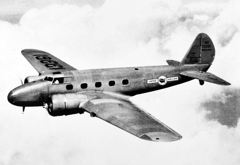 Boeing Model 247 Passenger Airliner Usa 6 Military A4 Photo Print