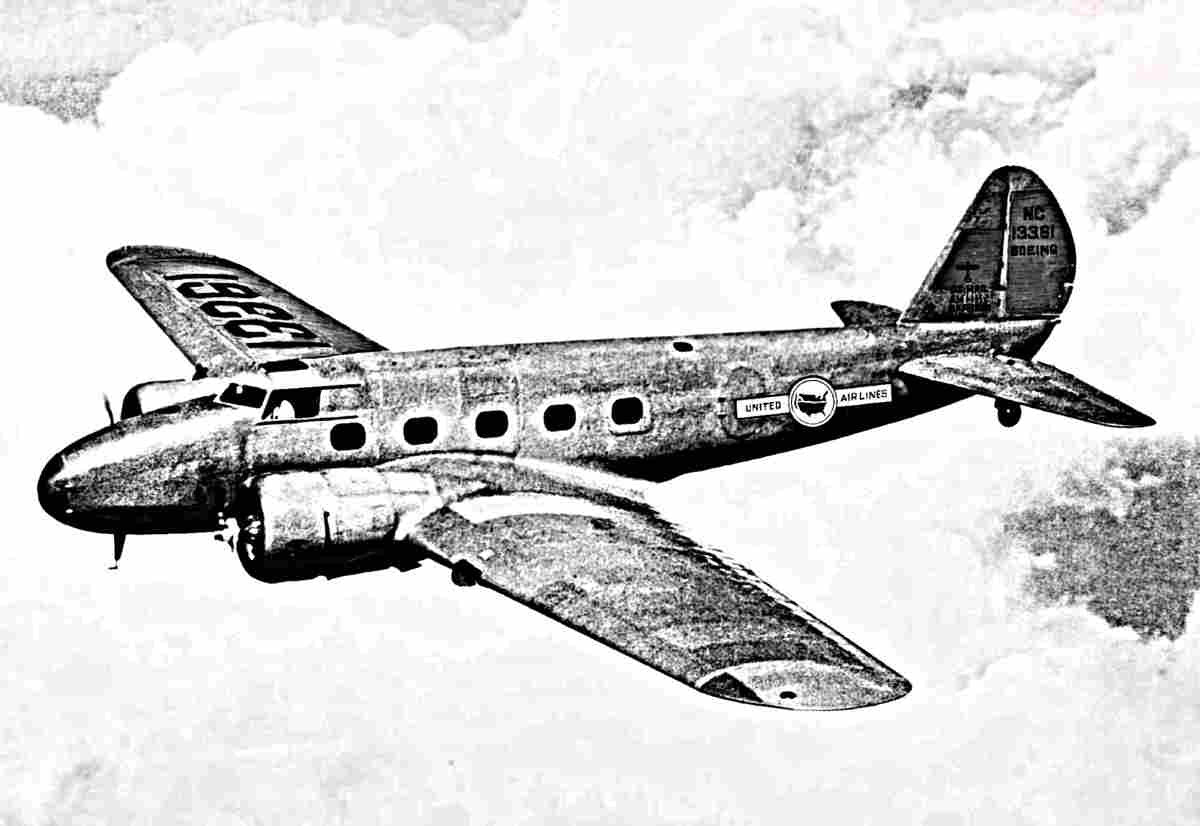 Boeing Model 247 Passenger Airliner Usa 6 (2) Military A4 Photo Print