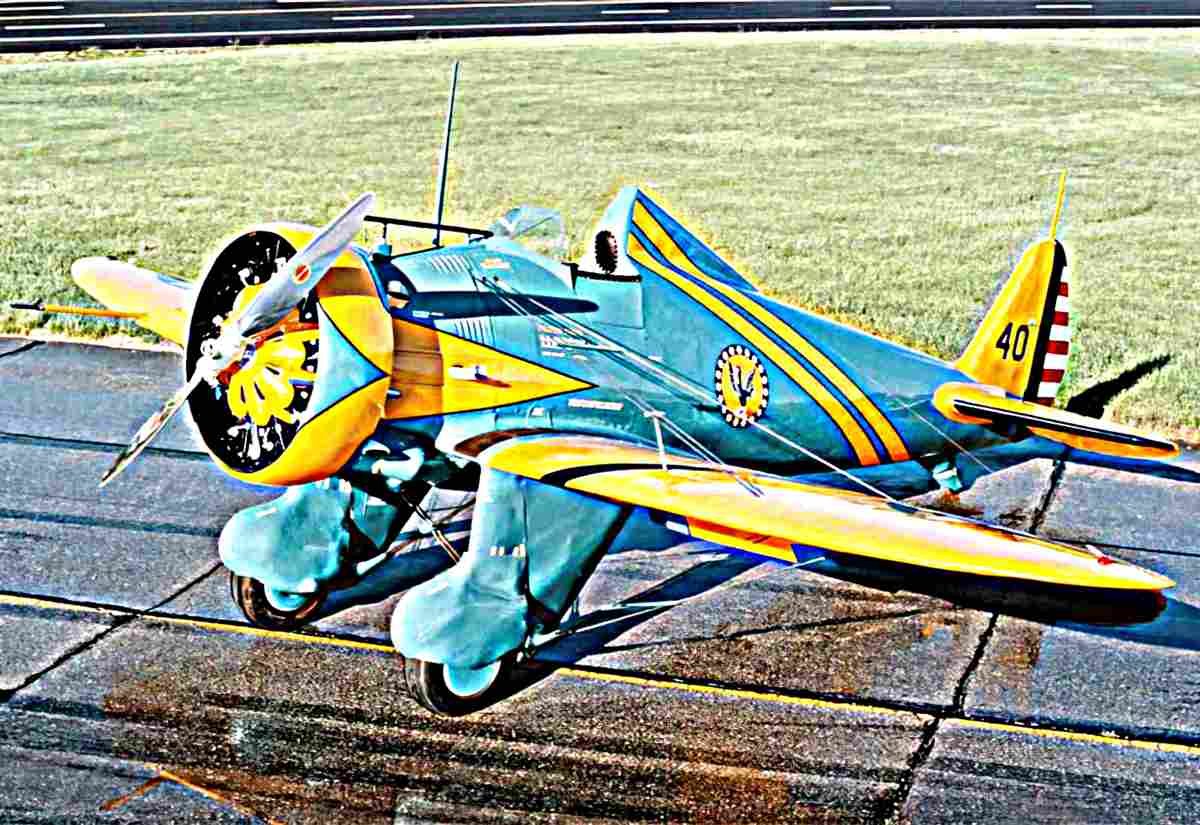 Boeing P26 Peashooter Pursuit Fighter United States 9 (2) Military A4 Photo Print