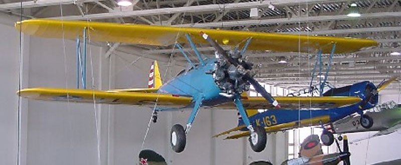 Boeing Stearman Kaydet 5 Military A4 Photo Print