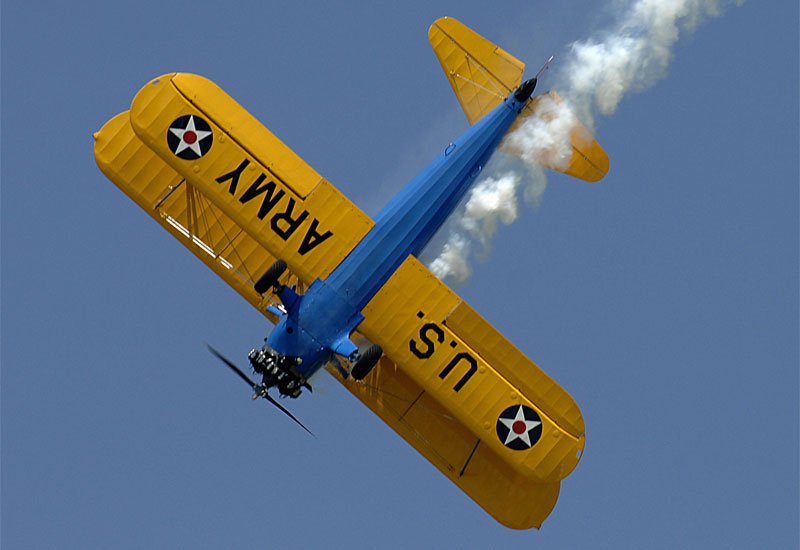 Boeing Stearman Kaydet 6 Military A4 Photo Print
