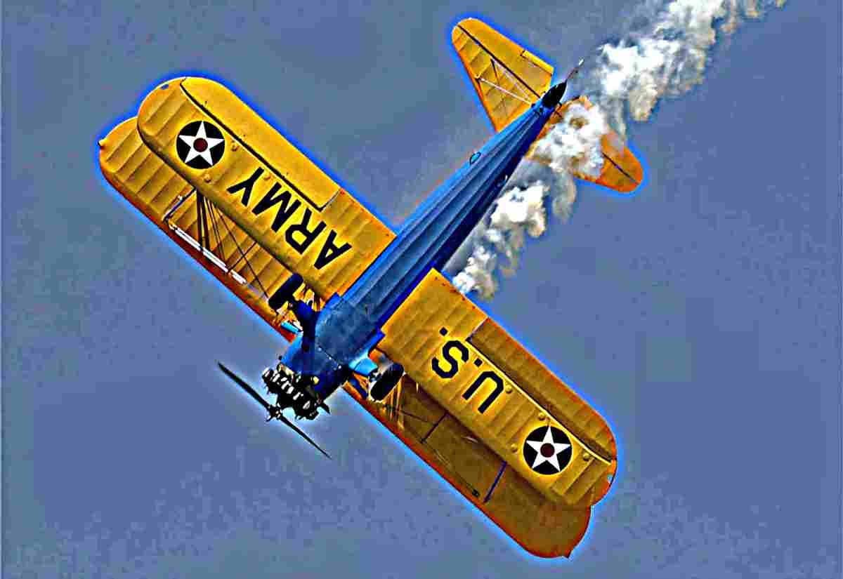 Boeing Stearman Kaydet 6 (2) Military A4 Photo Print