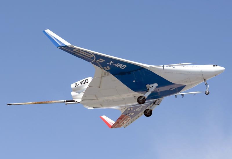 Boeing X48 Experimental Blended Wing Body Uav 10 Military A4 Photo Print