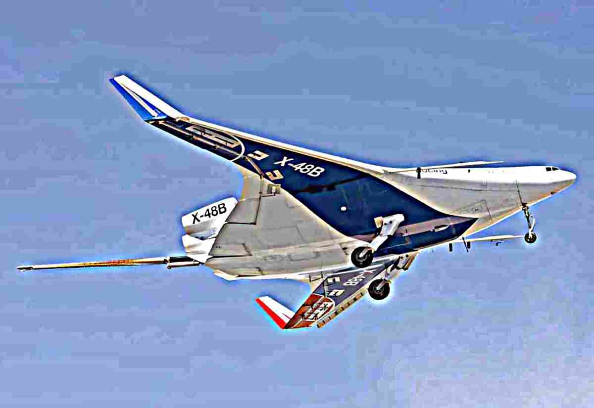 Boeing X48 Experimental Blended Wing Body Uav 10 (2) Military A4 Photo Print