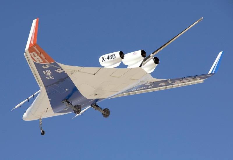 Boeing X48 Experimental Blended Wing Body Uav 11 Military A4 Photo Print