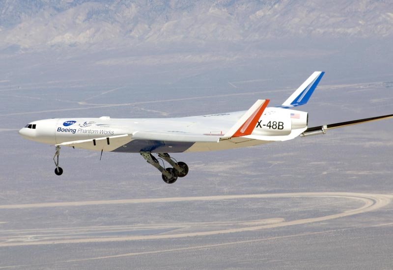 Boeing X48 Experimental Blended Wing Body Uav 12 Military A4 Photo Print