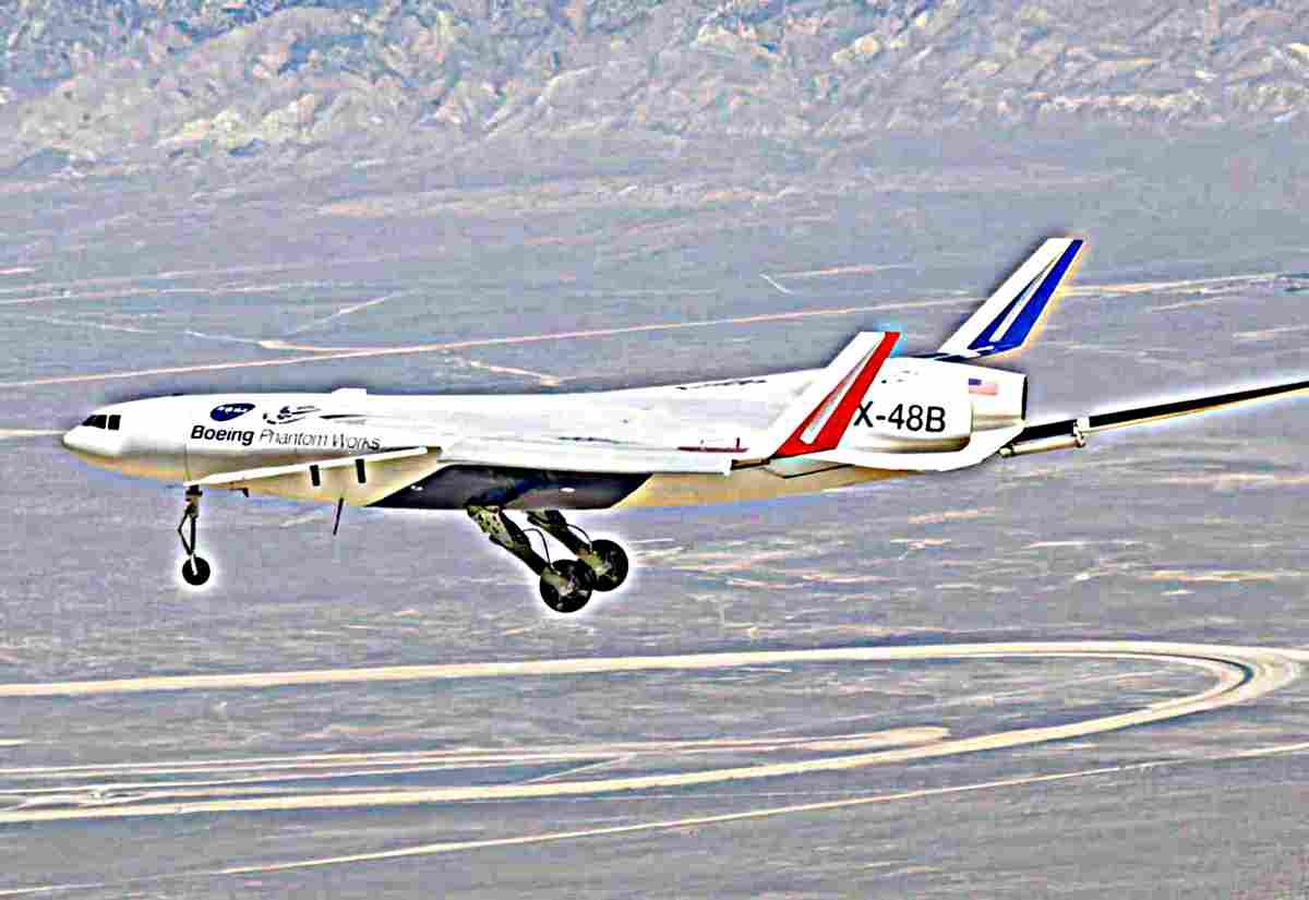 Boeing X48 Experimental Blended Wing Body Uav 12 (2) Military A4 Photo Print