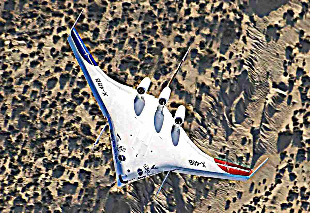 Boeing X48 Experimental Blended Wing Body Uav 14 (2) Military A4 Photo Print