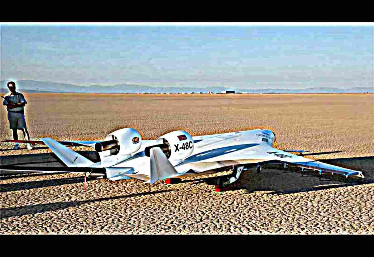 Boeing X48 Experimental Blended Wing Body Uav 2 (2) Military A4 Photo Print