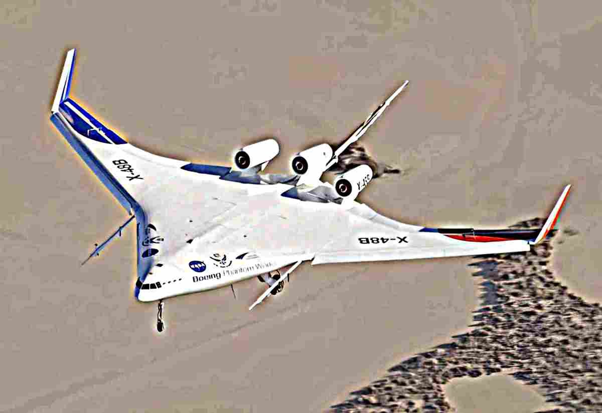 Boeing X48 Experimental Blended Wing Body Uav 3 (2) Military A4 Photo Print