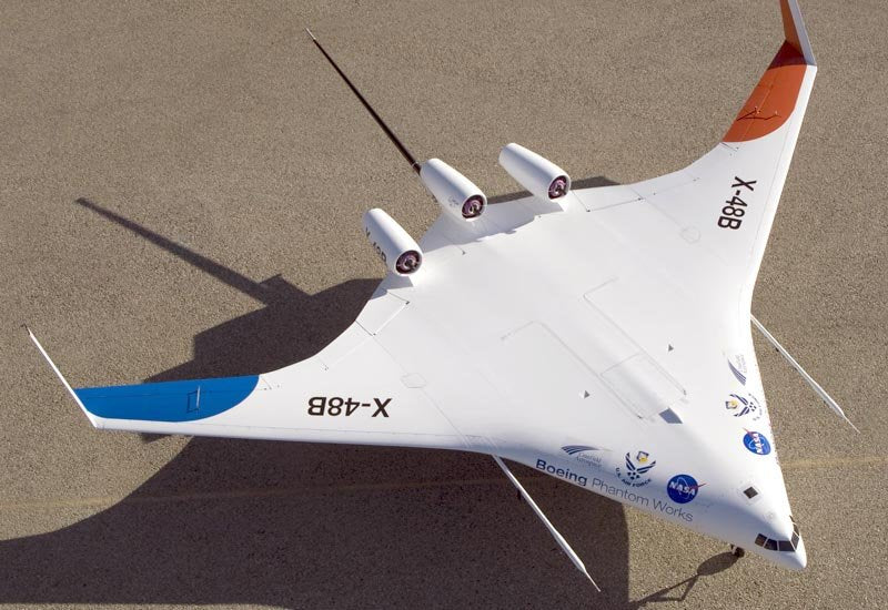 Boeing X48 Experimental Blended Wing Body Uav 4 Military A4 Photo Print