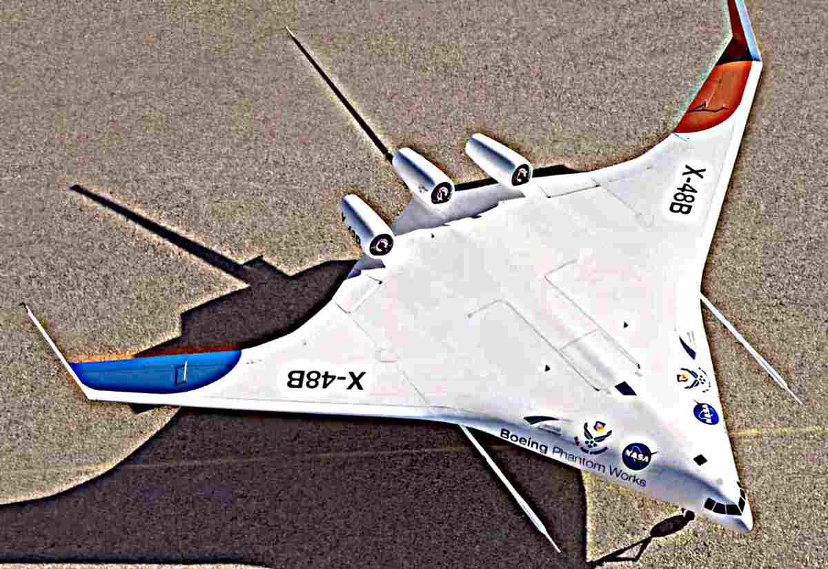 Boeing X48 Experimental Blended Wing Body Uav 4 (2) Military A4 Photo Print