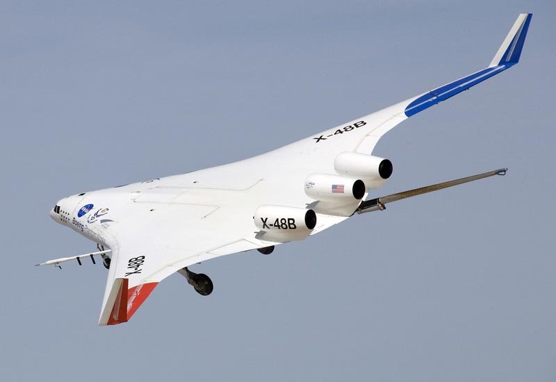 Boeing X48 Experimental Blended Wing Body Uav 7 Military A4 Photo Print