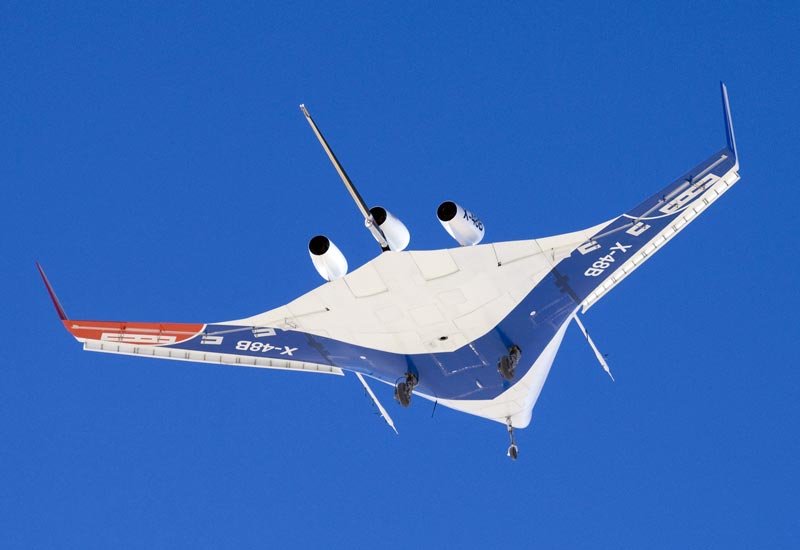 Boeing X48 Experimental Blended Wing Body Uav 8 Military A4 Photo Print