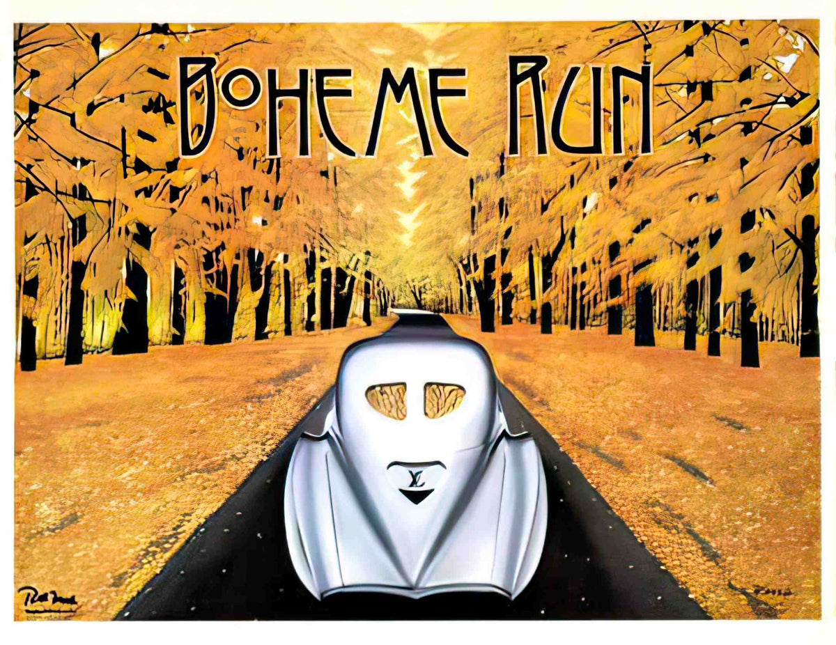 Boheme Advert A4 Photo Print