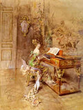 Boldini Giovanni La Pianista A4 Photo Print