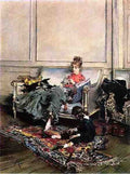 Boldini Giovanni Peaceful Days Aka The Music Lesson 5 A4 Photo Print