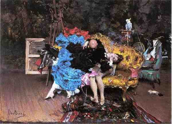 Boldini Giovanni The Model And The Mannequin Aka Berthe In The Studio 5 A4 Photo Print