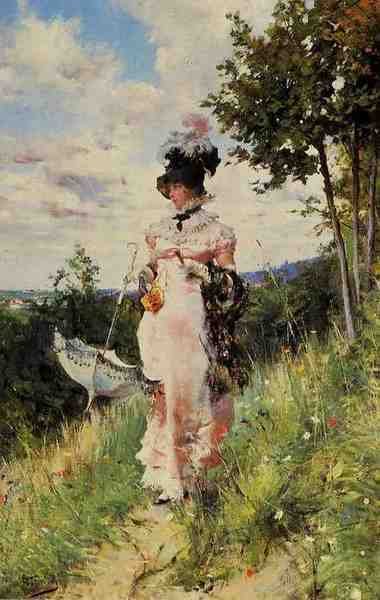 Boldini Giovanni The Summer Stroll 5 A4 Photo Print