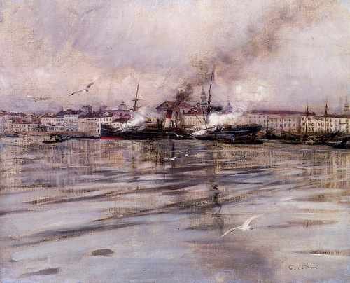 Boldini Giovanni View Of Venice A4 Photo Print