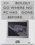 Boldly Go Spacecraft Vintage Retro Advert Poster A4 Photo Print