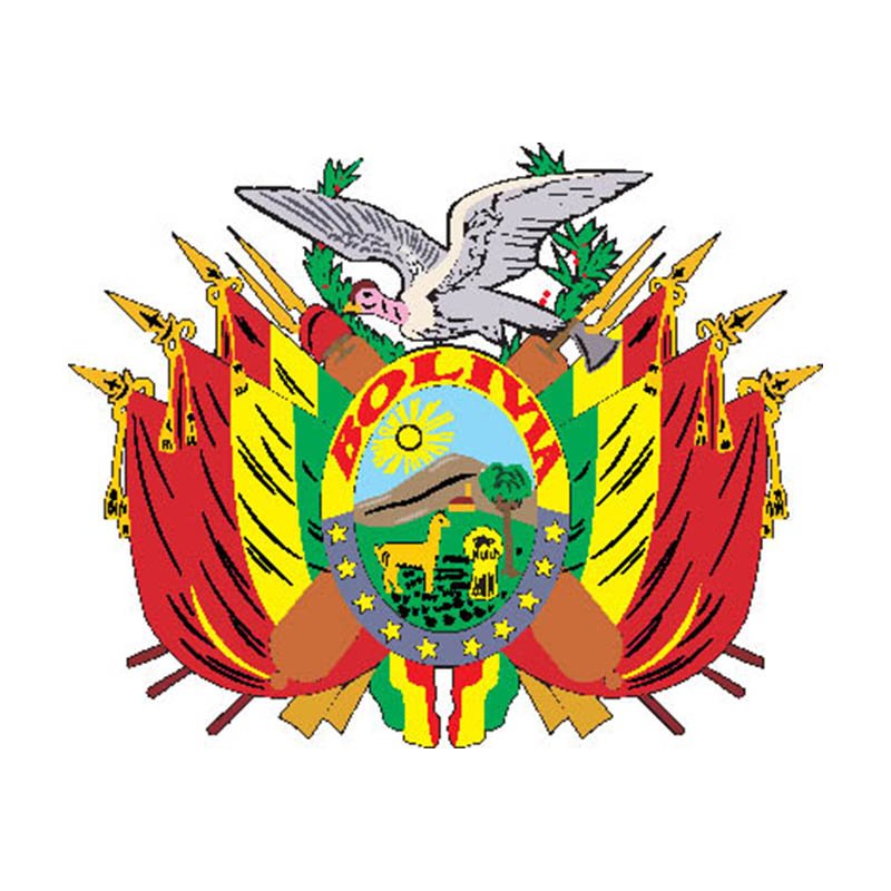 Bolivia Coat Of Arms N127 A4 Photo Print