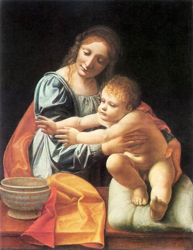 Boltraffio Giovanni Antonio The Virgin and Child 1490s Art A4 Photo Print