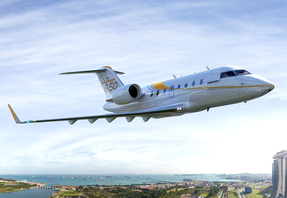 Bombardier Challenger 600 Series Business Jet Canada Military A4 Photo Print