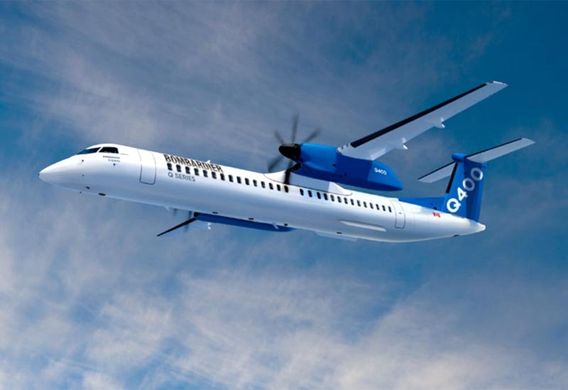 Bombardier Dash8 Turboprop Airliner Aircraft Canada 2 Military A4 Photo Print