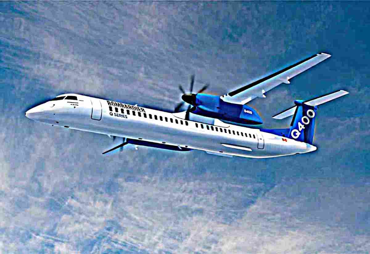 Bombardier Dash8 Turboprop Airliner Aircraft Canada 2 (2) Military A4 Photo Print