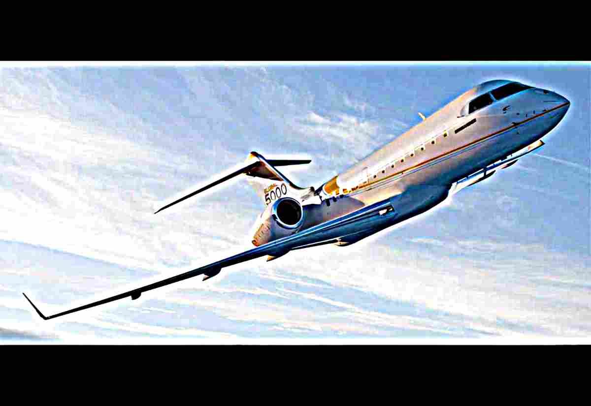Bombardier Global 5000 Business Jet Canada (2) Military A4 Photo Print