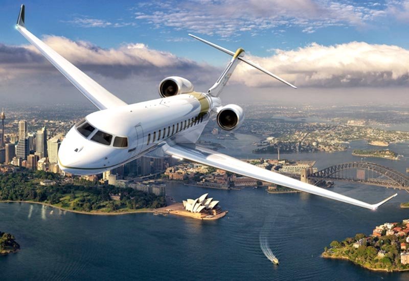 Bombardier Global 7000 Business Jet Canada Military A4 Photo Print