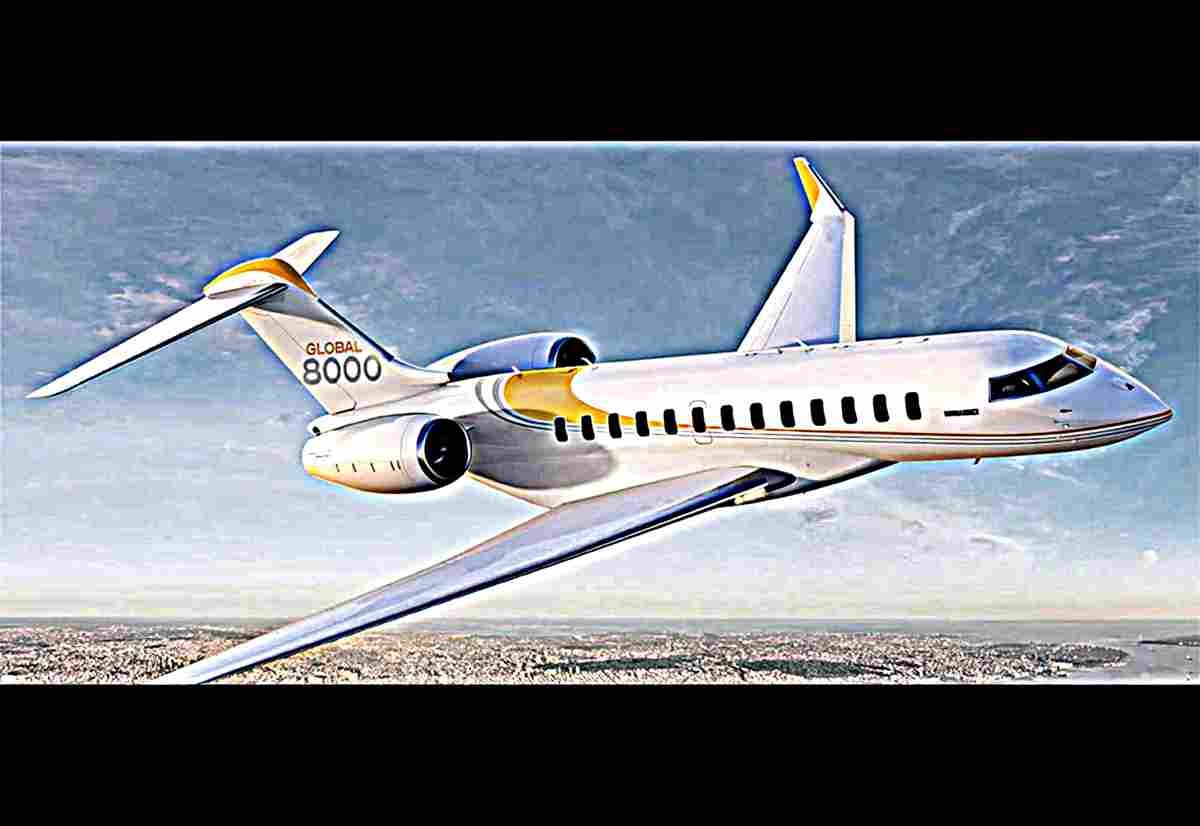 Bombardier Global 8000 Business Jet Canada (2) Military A4 Photo Print