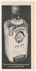 Bombay Dry Gin 1 Vintage Retro Advert Ads A4 Photo Print