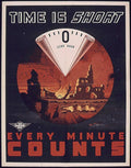 Bombed City Zero Vintage Retro Advert Poster A4 Photo Print