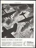 Bombers Over Berlin Vintage Retro Advert Ads A4 Photo Print