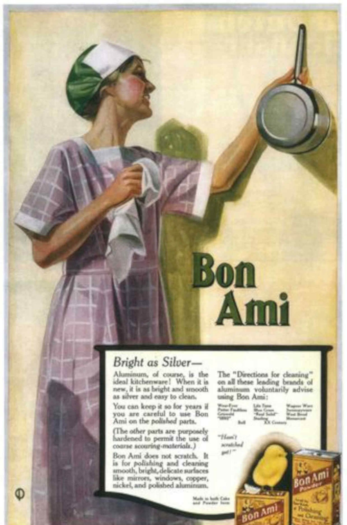 Bon Ami Kitchenware Vintage Retro Advert Poster A4 Photo Print