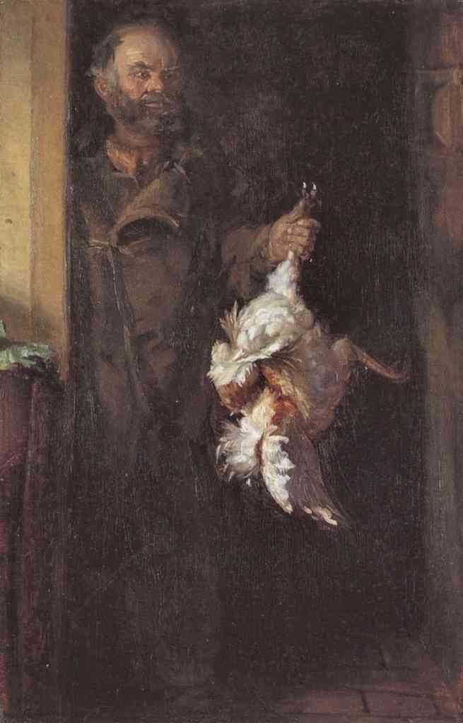 Bonatzi With Cock Anna Ancher Impressionism European A4 Photo Print