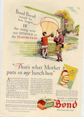Bond Bread Lunchbox 1 Vintage Retro Advert Ads A4 Photo Print