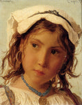 Bonifazi Adriano Peasant Girl From Capri Art A4 Photo Print