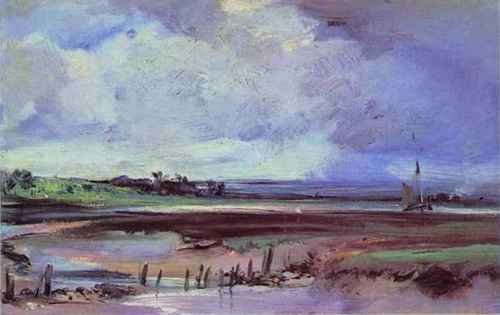 Bonington Richard Parkes Les Salinieres By Trouville A4 Photo Print