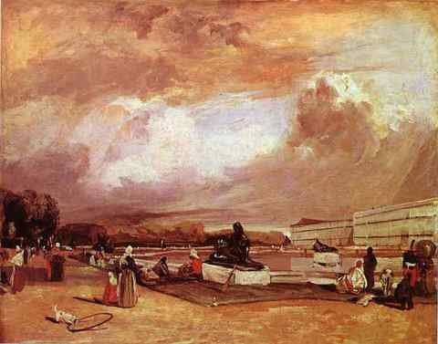 Bonington Richard Parkes Parlerre d eau a Versailles A4 Photo Print