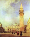 Bonington Richard Parkes Piazza San Marco Venice A4 Photo Print