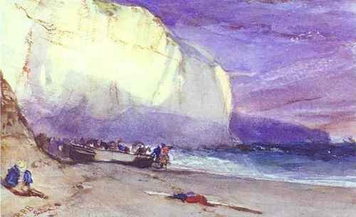 Bonington Richard Parkes The Undercliff 1828 A4 Photo Print