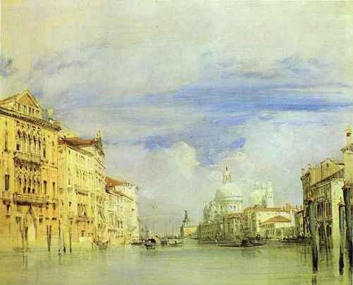 Bonington Richard Parkes Venice The Grand Canal A4 Photo Print
