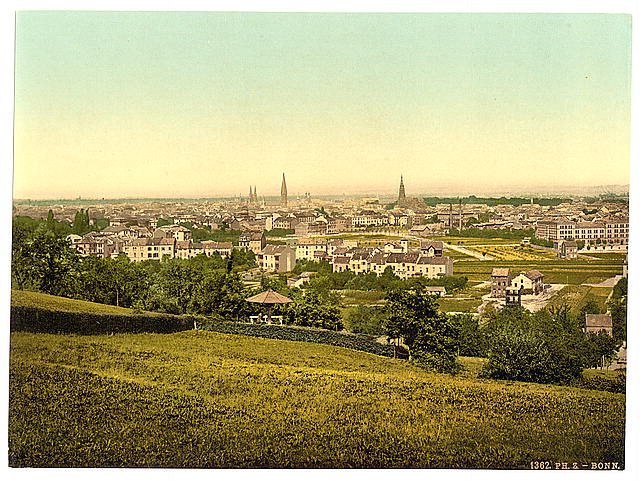 Bonn the Rhine Vintage A4 Photo Print