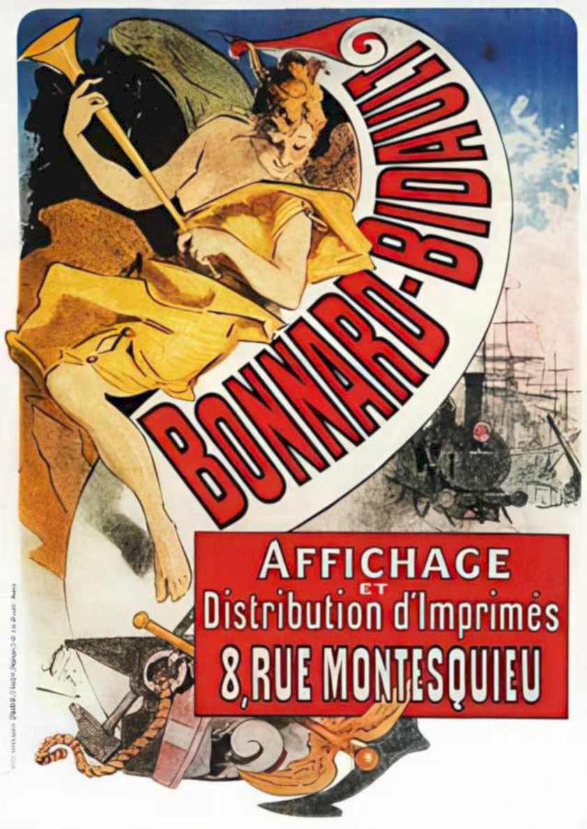 Bonnard Baudou Poster Vintage Retro Advert Ads A4 Photo Print
