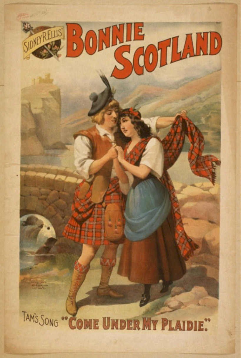 Bonnie Scotland Sheet Vintage Retro Advert Poster A4 Photo Print