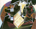 Book Pipe And Glasses Juan Gris Abstract Art A4 Photo Print